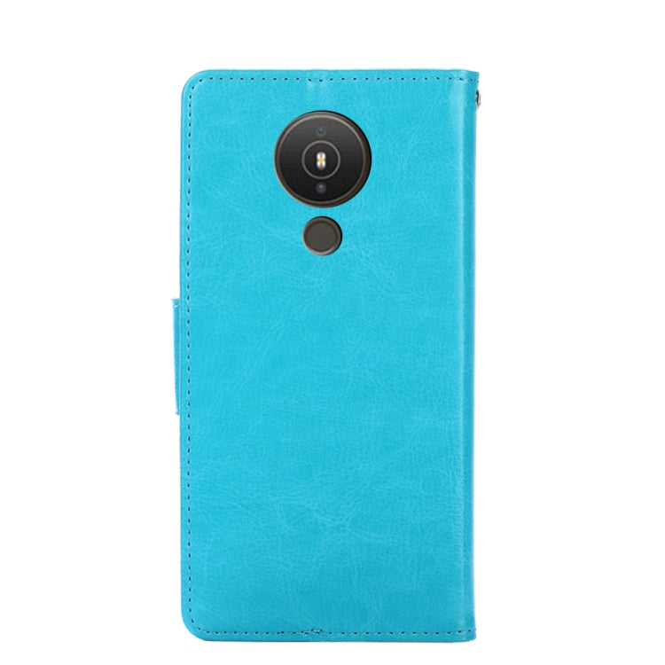 For Nokia 1.4 Crystal Texture Horizontal Flip Leather Case with Holder & Card Slots & Wallet