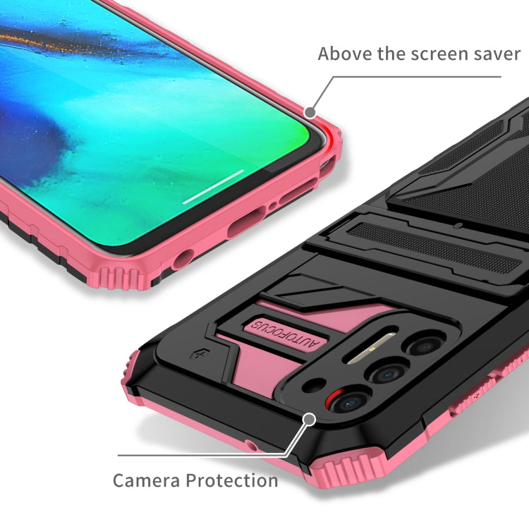 For Motorola Moto G Stylus 2021 Kickstand Armor Card Wallet Phone Case