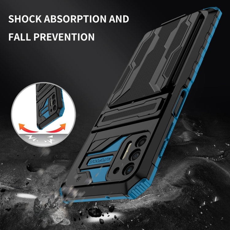 For Motorola Moto G Stylus 2021 Kickstand Armor Card Wallet Phone Case