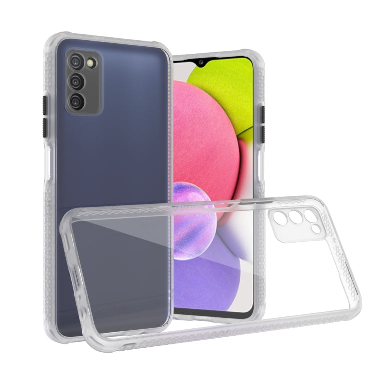 For Samsung Galaxy A03s 164mm Michelin Tires Texture Acrylic + TPU Shockproof Protective Case