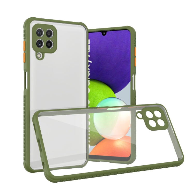 For Samsung Galaxy A22 Michelin Tires Texture Acrylic + TPU Shockproof Protective Case