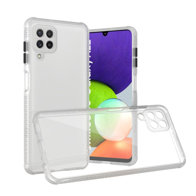 For Samsung Galaxy A22 Michelin Tires Texture Acrylic + TPU Shockproof Protective Case