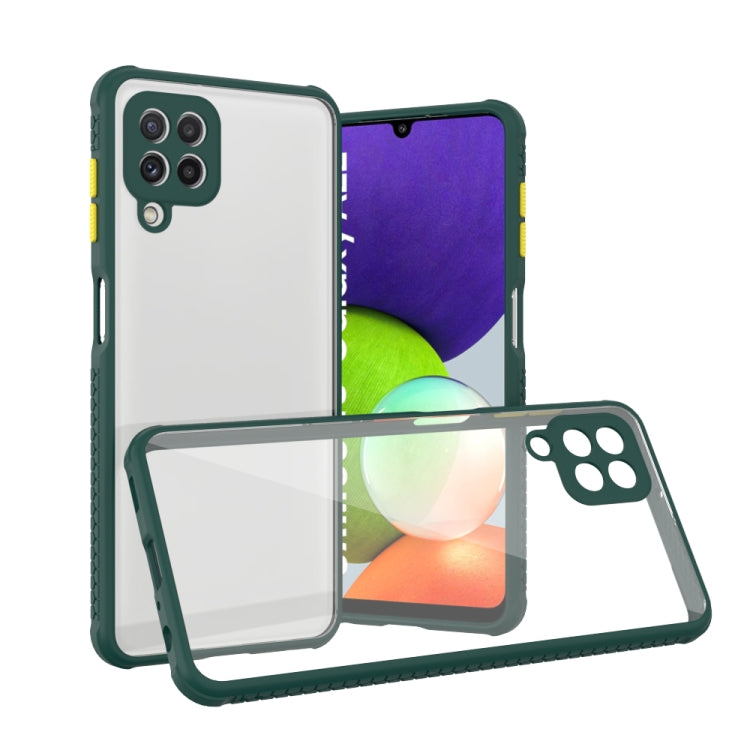 For Samsung Galaxy A22 Michelin Tires Texture Acrylic + TPU Shockproof Protective Case