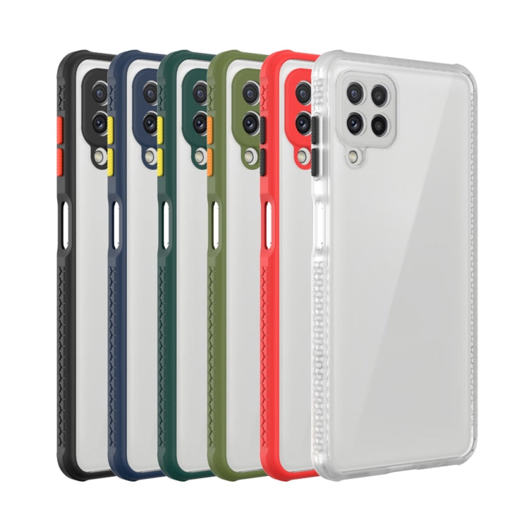 For Samsung Galaxy A22 Michelin Tires Texture Acrylic + TPU Shockproof Protective Case