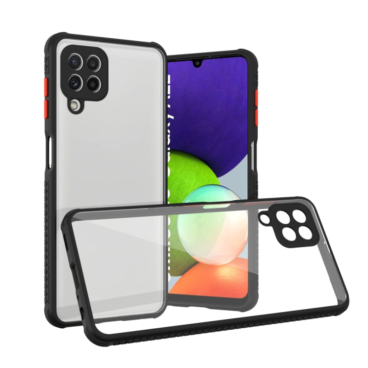 For Samsung Galaxy A22 Michelin Tires Texture Acrylic + TPU Shockproof Protective Case