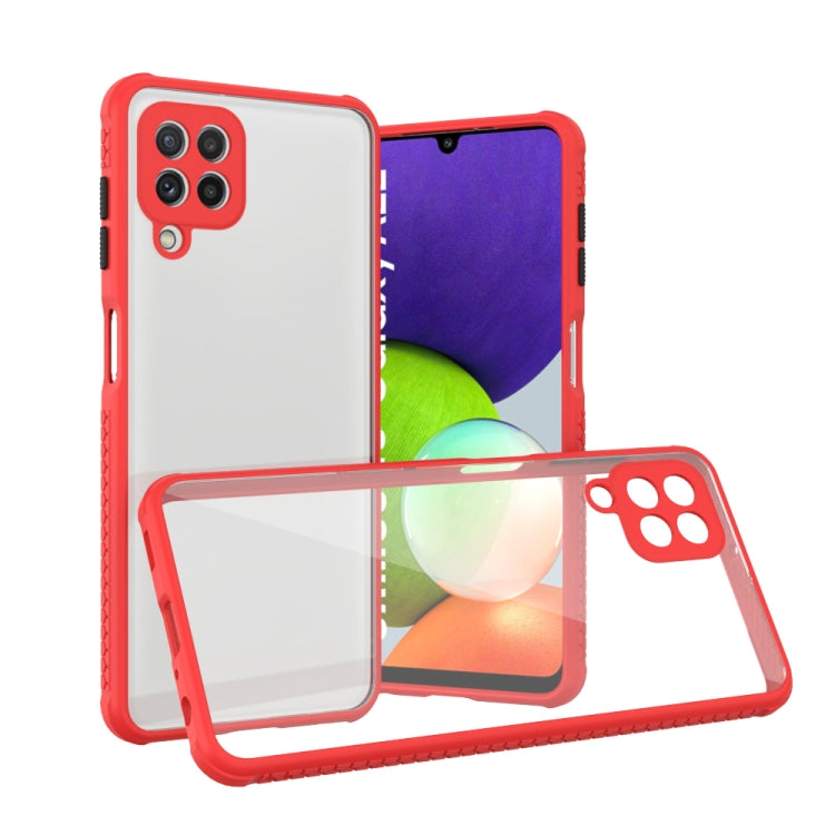 For Samsung Galaxy A22 Michelin Tires Texture Acrylic + TPU Shockproof Protective Case