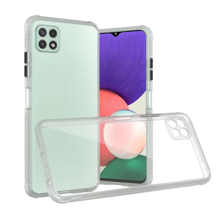 For Samsung Galaxy A22 5G Michelin Tires Texture Acrylic + TPU Shockproof Protective Case