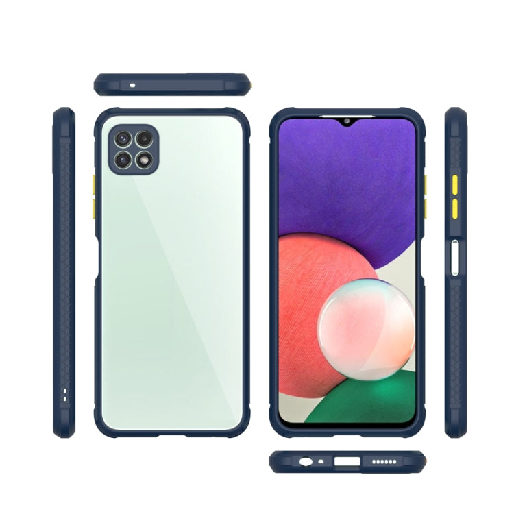 For Samsung Galaxy A22 5G Michelin Tires Texture Acrylic + TPU Shockproof Protective Case