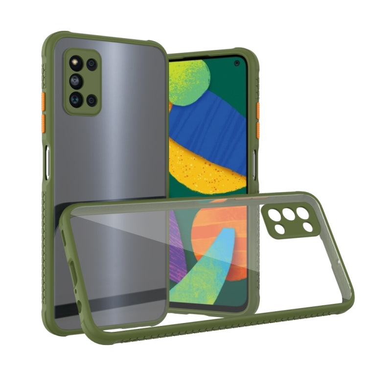 For Samsung Galaxy F52 5G Michelin Tires Texture Acrylic + TPU Shockproof Protective Case