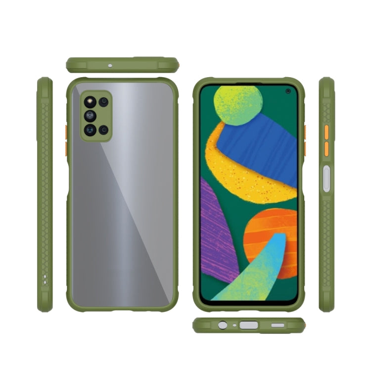 For Samsung Galaxy F52 5G Michelin Tires Texture Acrylic + TPU Shockproof Protective Case