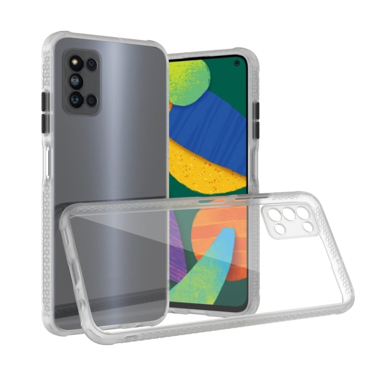 For Samsung Galaxy F52 5G Michelin Tires Texture Acrylic + TPU Shockproof Protective Case