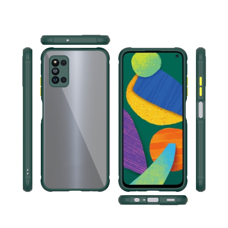 For Samsung Galaxy F52 5G Michelin Tires Texture Acrylic + TPU Shockproof Protective Case