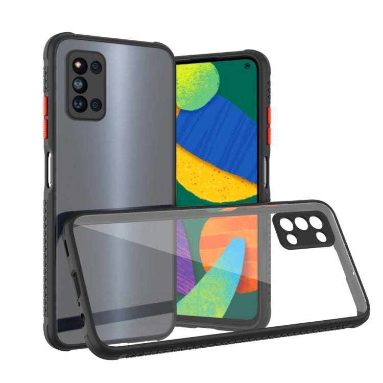 For Samsung Galaxy F52 5G Michelin Tires Texture Acrylic + TPU Shockproof Protective Case
