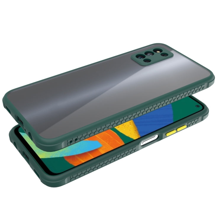For Samsung Galaxy F52 5G Michelin Tires Texture Acrylic + TPU Shockproof Protective Case