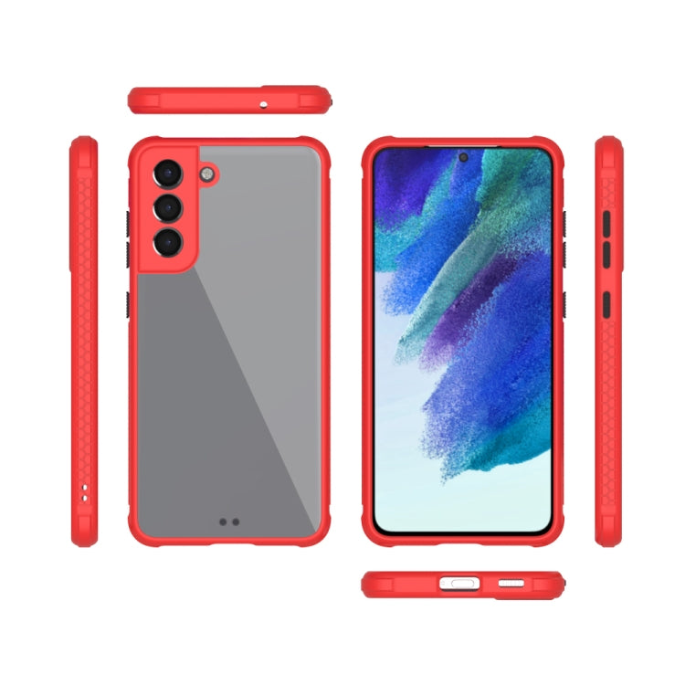 For Samsung Galaxy S21 FE 5G Michelin Tires Texture Acrylic + TPU Shockproof Protective Case
