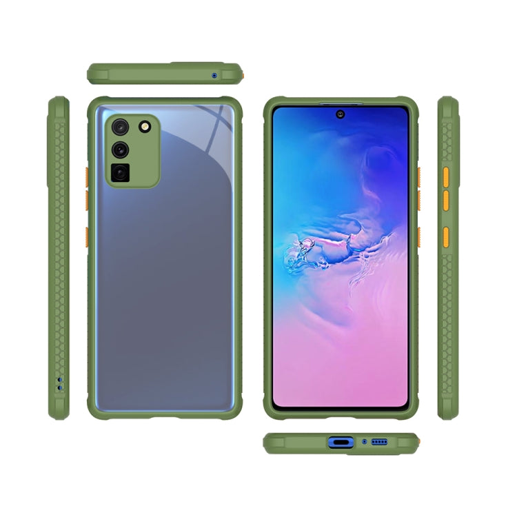 For Samsung Galaxy S10 Lite / A91 Michelin Tires Texture Acrylic + TPU Shockproof Protective Case
