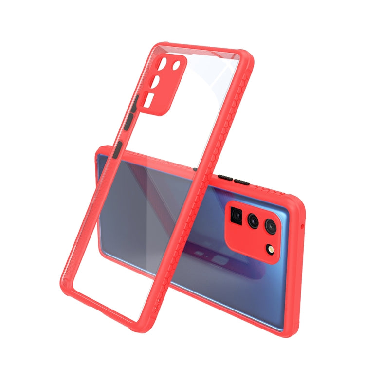 For Samsung Galaxy S10 Lite / A91 Michelin Tires Texture Acrylic + TPU Shockproof Protective Case