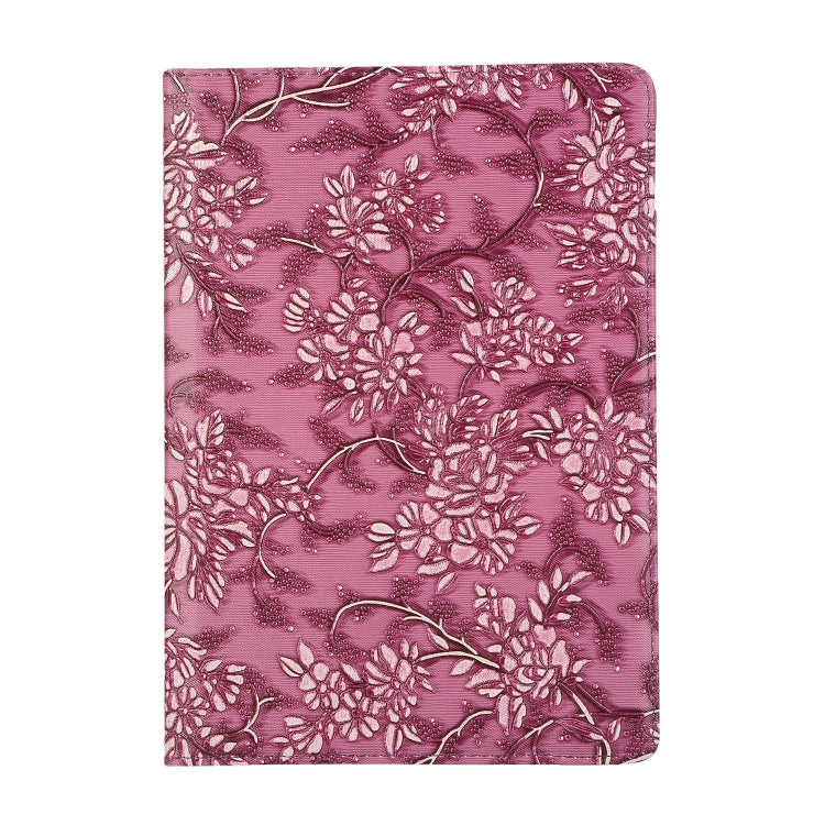 360 Degree Rotating Grape Texture Leather Case with Holder For iPad mini 5 / 4