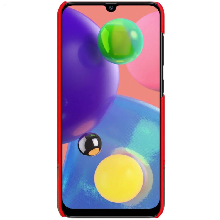 For Galaxy A70s IMAK Ruiyi Series Concise Slim PU + PC Protective Case with Explosion-proof Screen Protector