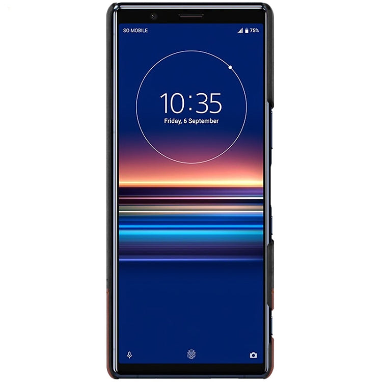 For Sony Xperia 5 IMAK Ruiyi Series Concise Slim PU + PC Protective Case with Explosion-proof Screen Protector