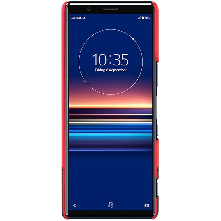 For Sony Xperia 5 IMAK Ruiyi Series Concise Slim PU + PC Protective Case with Explosion-proof Screen Protector