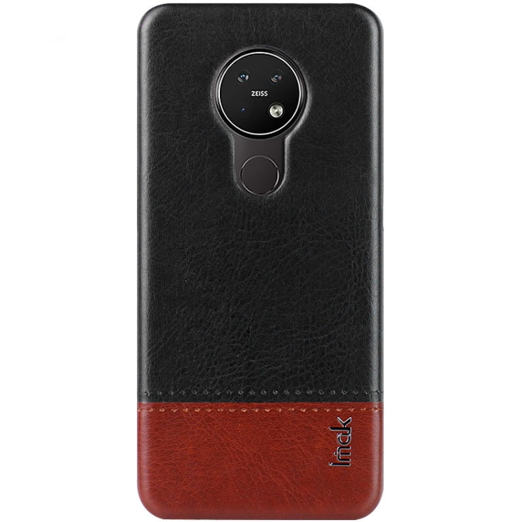 For Nokia 7.2 / 6.2 IMAK Ruiyi Series Concise Slim PU + PC Protective Case with Explosion-proof Screen Protector