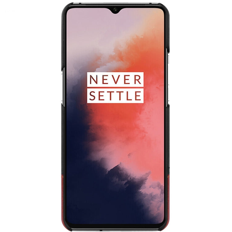 For OnePlus 7T IMAK Ruiyi Series Concise Slim PU + PC Protective Case with Explosion-proof Screen Protector