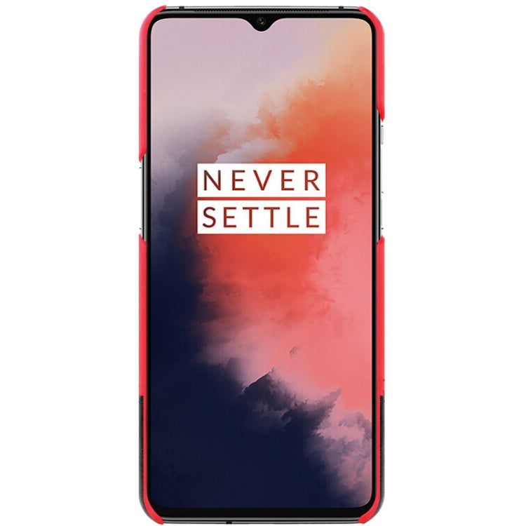 For OnePlus 7T IMAK Ruiyi Series Concise Slim PU + PC Protective Case with Explosion-proof Screen Protector