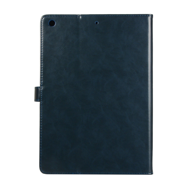Crazy Horse Texture Horizontal Flip Leather Tablet Case with Buckle & Holder & Card Slots & Wallet & Photo Frame For iPad 10.2 2021 2020 2019 / 10.5