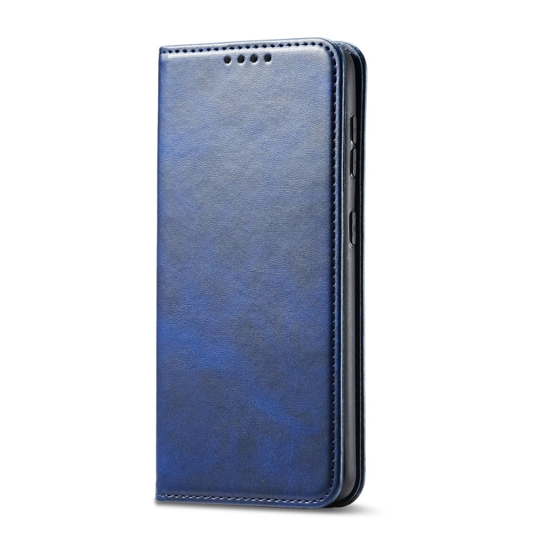 For Samsung Galaxy S21+ 5G Calf Texture Magnetic Horizontal Flip Leather Case with Holder & Card Slots & Wallet