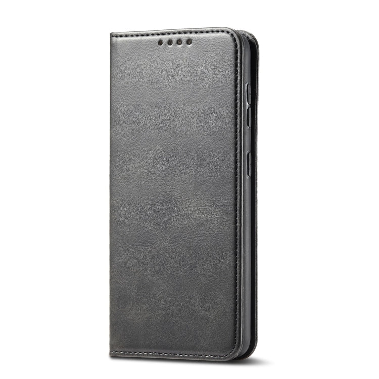 For Samsung Galaxy S21 Ultra 5G Calf Texture Magnetic Horizontal Flip Leather Case with Holder & Card Slots & Wallet