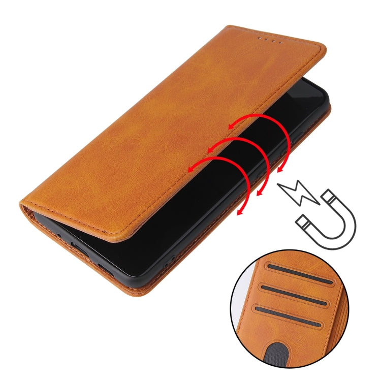 For Samsung Galaxy S20 Calf Texture Magnetic Horizontal Flip Leather Case with Holder & Card Slots & Wallet