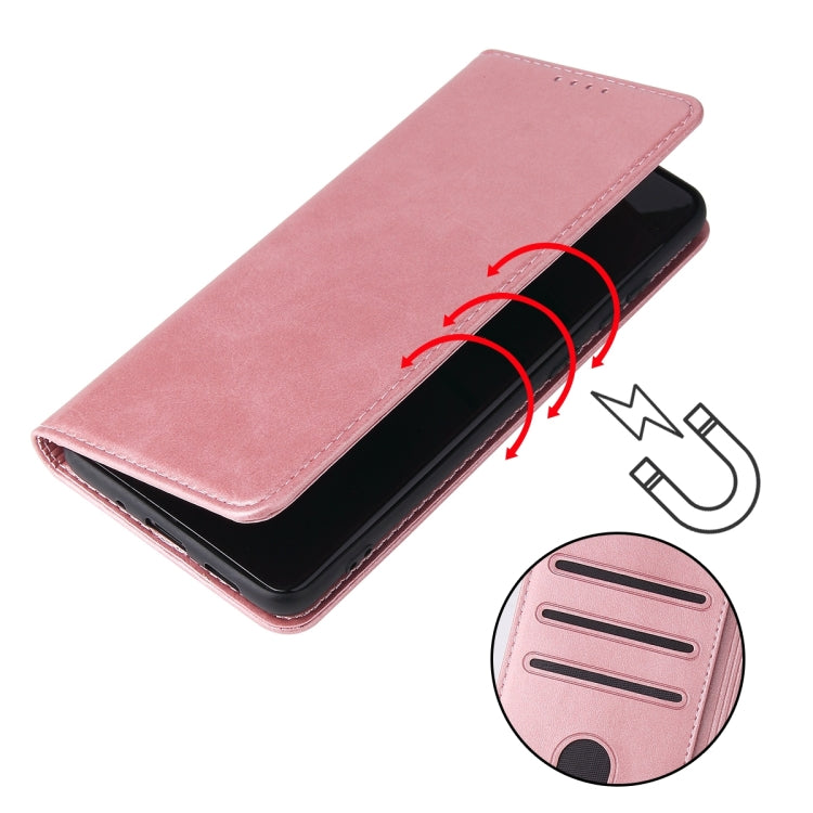 For Samsung Galaxy S20 Calf Texture Magnetic Horizontal Flip Leather Case with Holder & Card Slots & Wallet