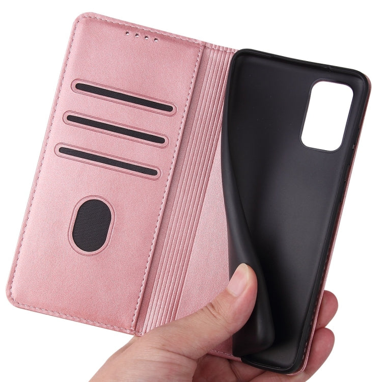 For Samsung Galaxy S20+ Calf Texture Magnetic Horizontal Flip Leather Case with Holder & Card Slots & Wallet