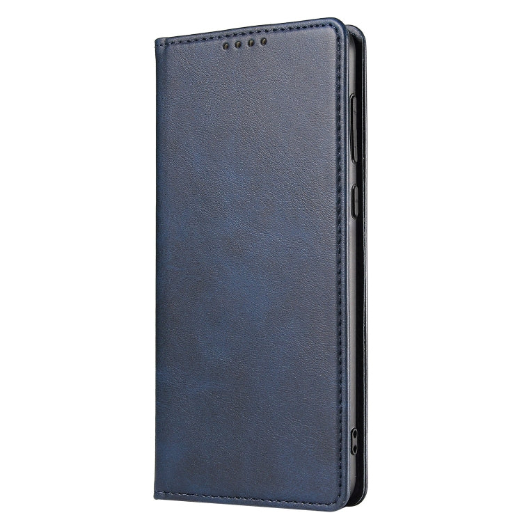 For Samsung Galaxy A52 5G / 4G Calf Texture Magnetic Horizontal Flip Leather Case with Holder & Card Slots & Wallet