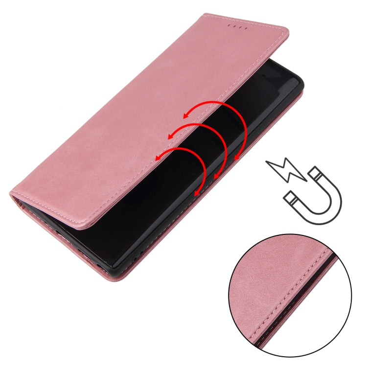 For Samsung Galaxy Note10+ Calf Texture Magnetic Horizontal Flip Leather Case with Holder & Card Slots & Wallet
