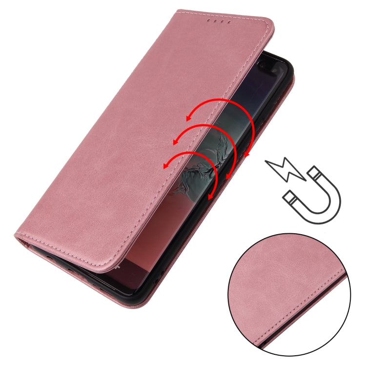 For Samsung Galaxy S10 Calf Texture Magnetic Horizontal Flip Leather Case with Holder & Card Slots & Wallet