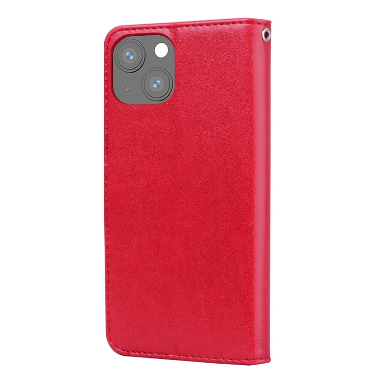 For iPhone 13 mini Rose Embossed Horizontal Flip PU Leather Case with Holder & Card Slots & Wallet