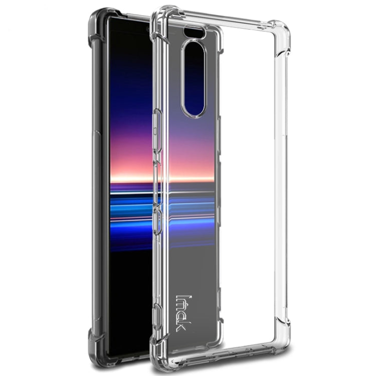 For Sony Xperia 5 IMAK All-inclusive Shockproof Airbag TPU Case, with Screen Protector