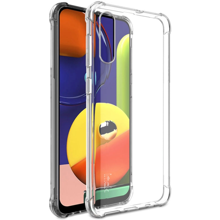 For Galaxy A50s / A30s IMAK All-inclusive Shockproof Airbag TPU Case, with Screen Protector