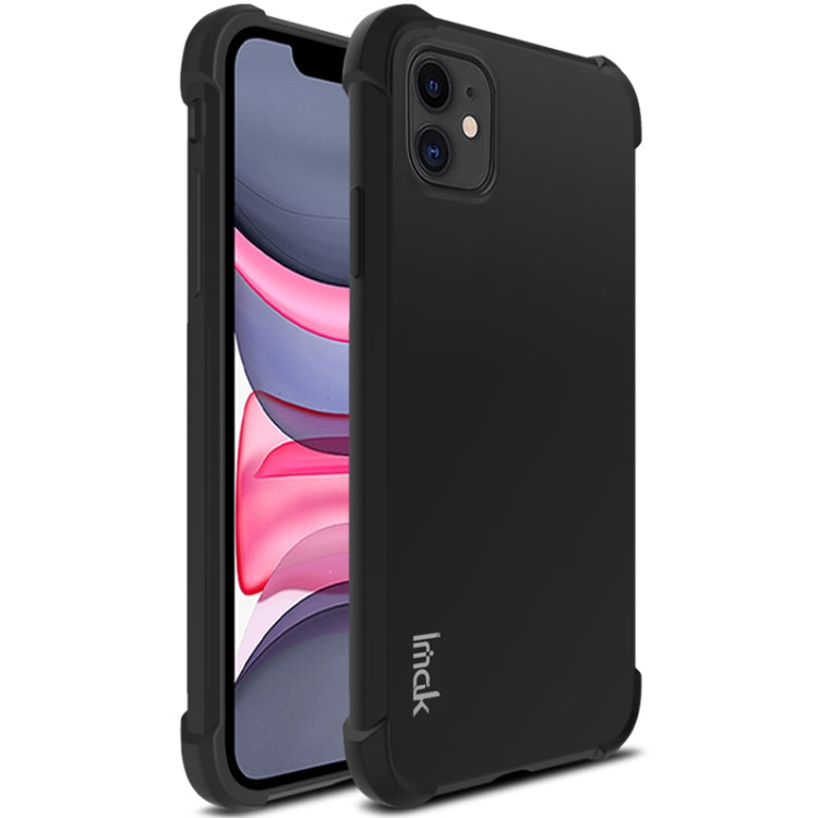 For iPhone 11 IMAK All-inclusive Shockproof Airbag TPU Case, with Screen Protector