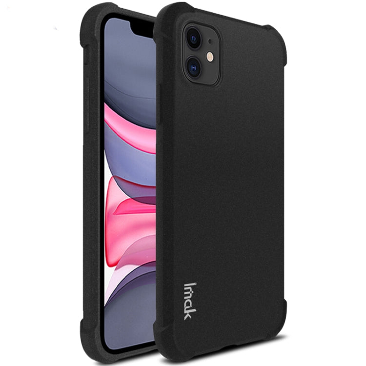 For iPhone 11 IMAK All-inclusive Shockproof Airbag TPU Case, with Screen Protector