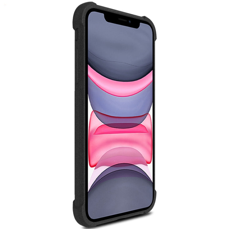 For iPhone 11 IMAK All-inclusive Shockproof Airbag TPU Case, with Screen Protector
