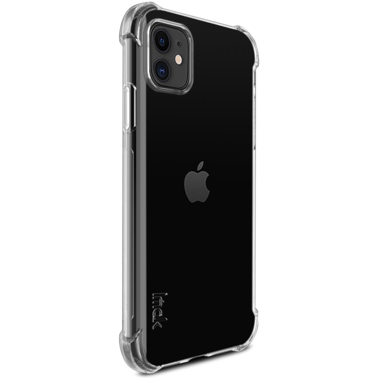 For iPhone 11 IMAK All-inclusive Shockproof Airbag TPU Case, with Screen Protector