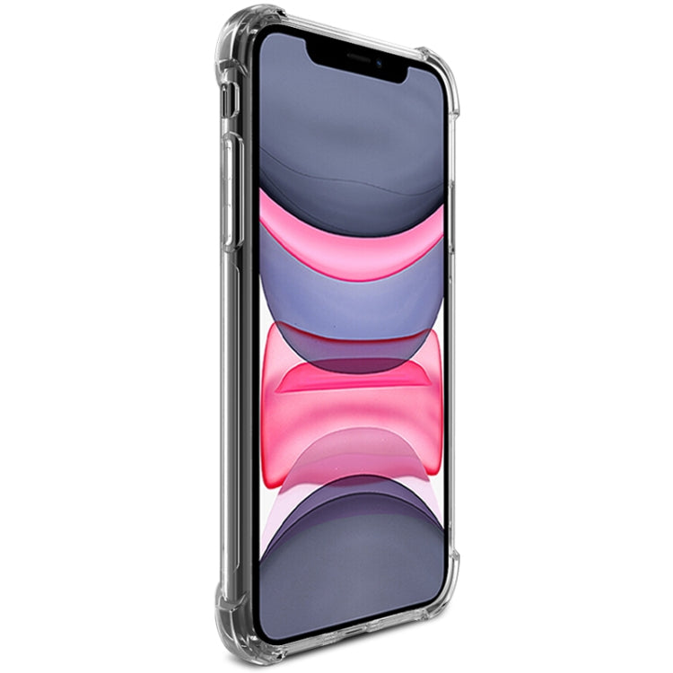 For iPhone 11 IMAK All-inclusive Shockproof Airbag TPU Case, with Screen Protector
