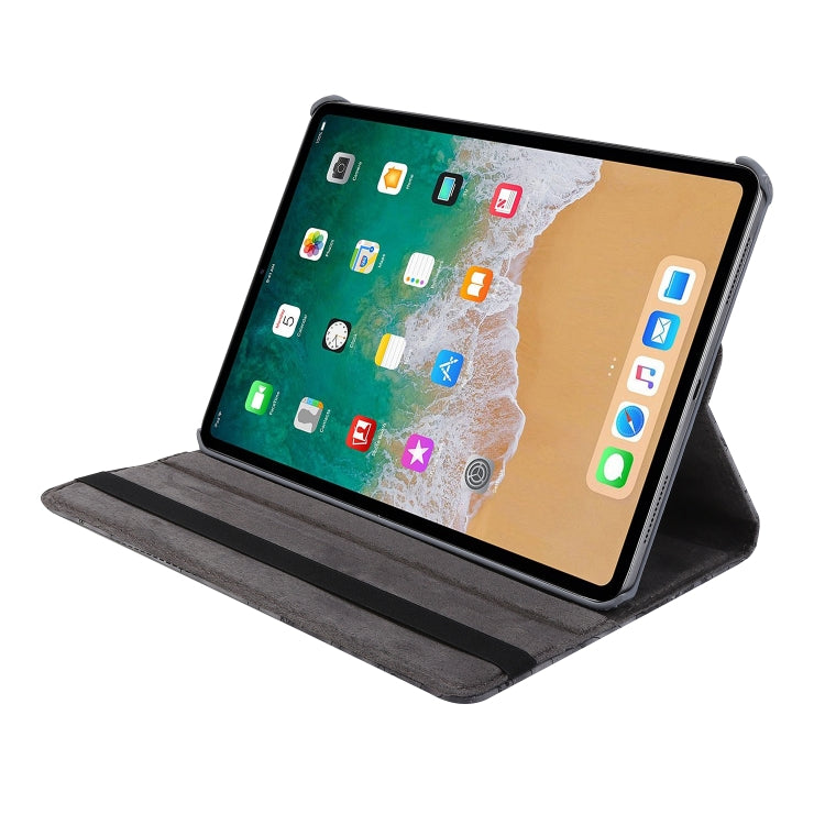 For iPad Pro 11 2022 / 2021 / 2020 360 Degree Rotating Map Pattern Leather Tablet Case with Holder