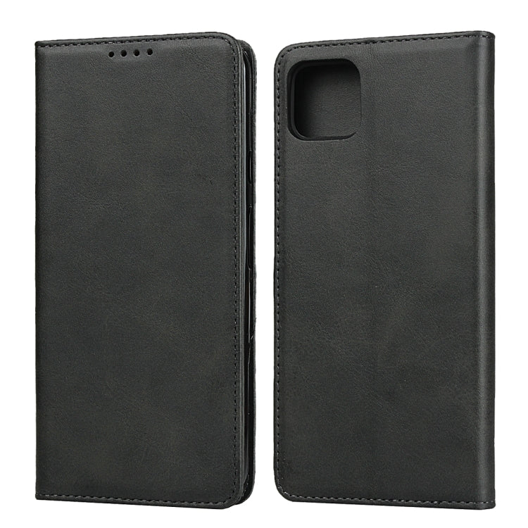 For Google Pixel 4 XL Calf Texture Magnetic Horizontal Flip Leather Case with Holder & Card Slots & Wallet