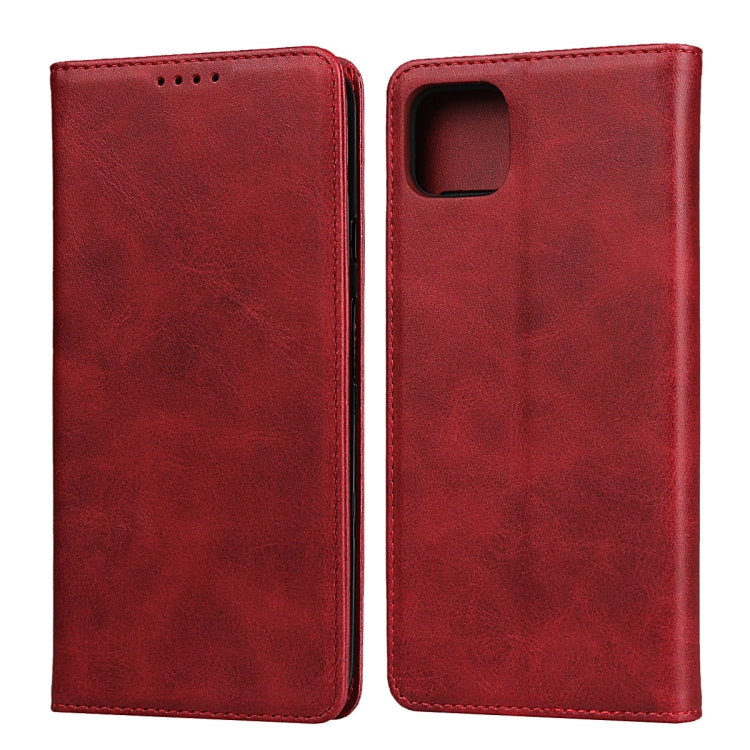 For Google Pixel 4 XL Calf Texture Magnetic Horizontal Flip Leather Case with Holder & Card Slots & Wallet
