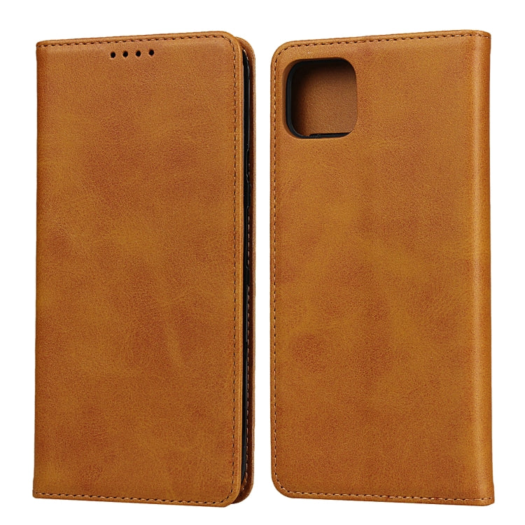 For Google Pixel 4 XL Calf Texture Magnetic Horizontal Flip Leather Case with Holder & Card Slots & Wallet