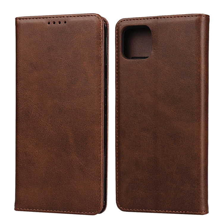 For Google Pixel 4 Calf Texture Magnetic Horizontal Flip Leather Case with Holder & Card Slots & Wallet